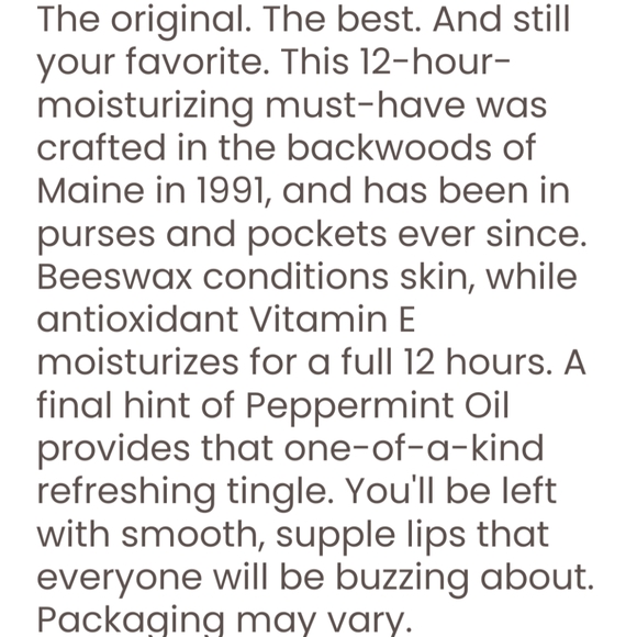 🌸 Burt's Bees Beeswax Lip Balm 4 Pack NIB / NWT - Picture 5 of 11